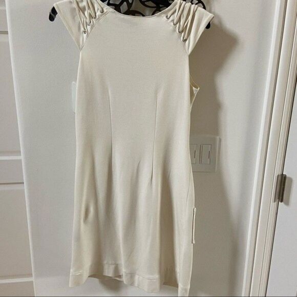 Cynthia Steffe Cap Sleeve Shift Dress in Cream 2 - Picture 9 of 9